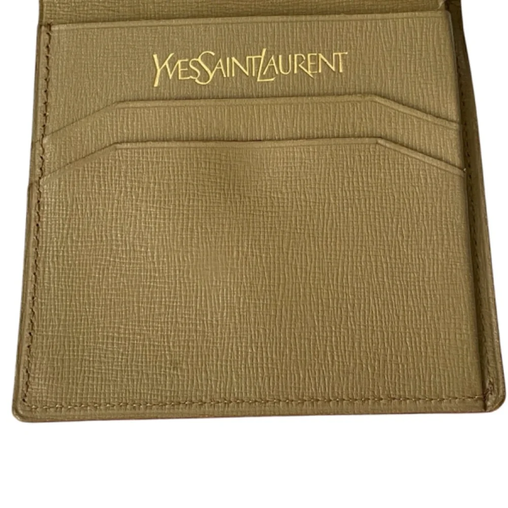 Vintage Yves Saint Laurent Tan Bifold Wallet - Picture 5 of 16